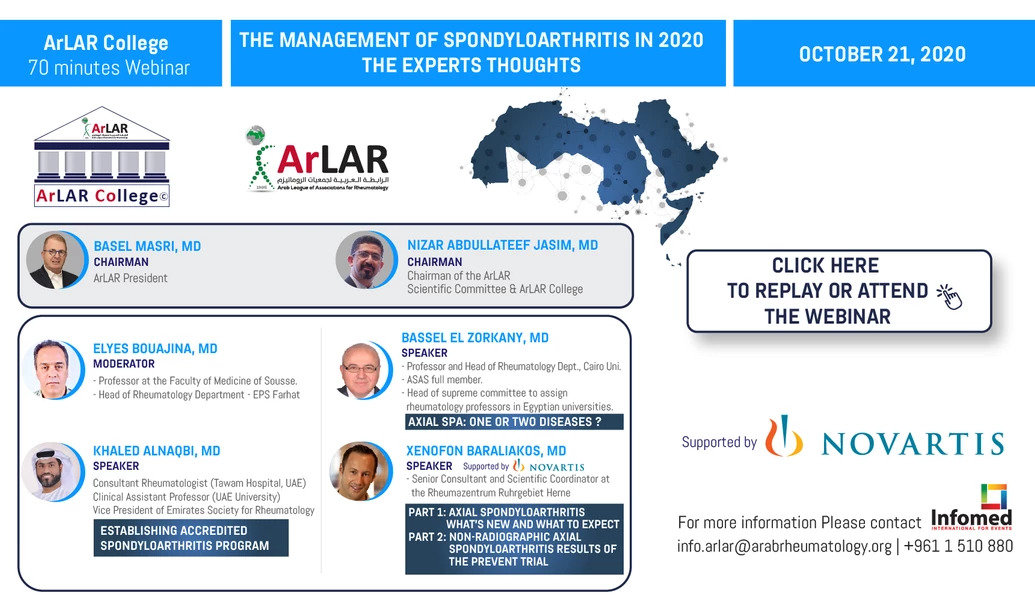 THE MANAGEMENT OF SPONDYLOARHRITIS IN 2020 THE EXPERTS THOUGHTS 