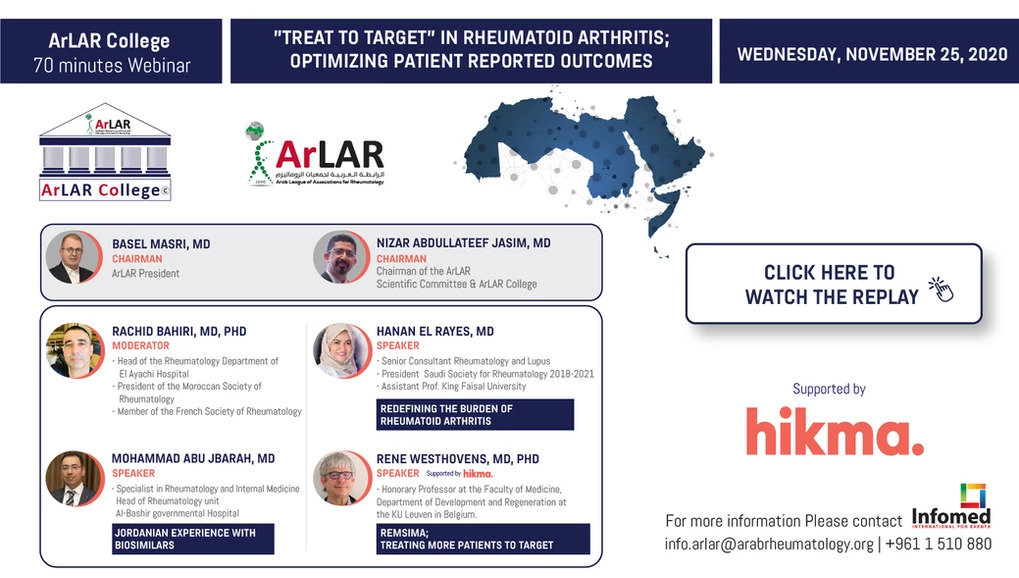 "TREAT TO TARGET" IN RHEUMATOID ARTHRITIS; OPTIMIZING PATIENT REPORTED OUTCOMES