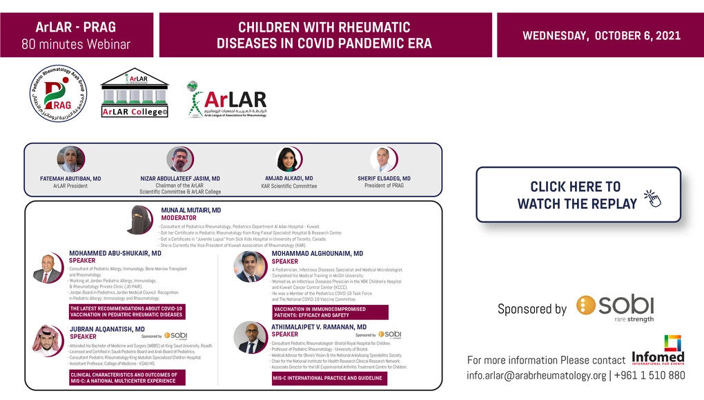 Children with Rheumatic Diseases in COVID Pandemic Era