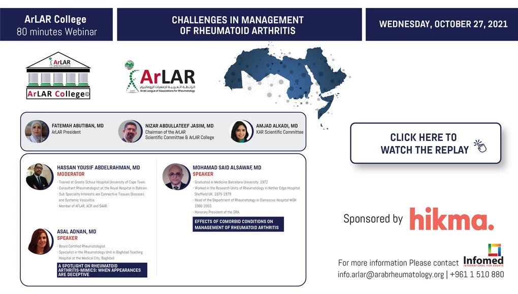 Challenges in Management of Rheumatoid Arthritis
