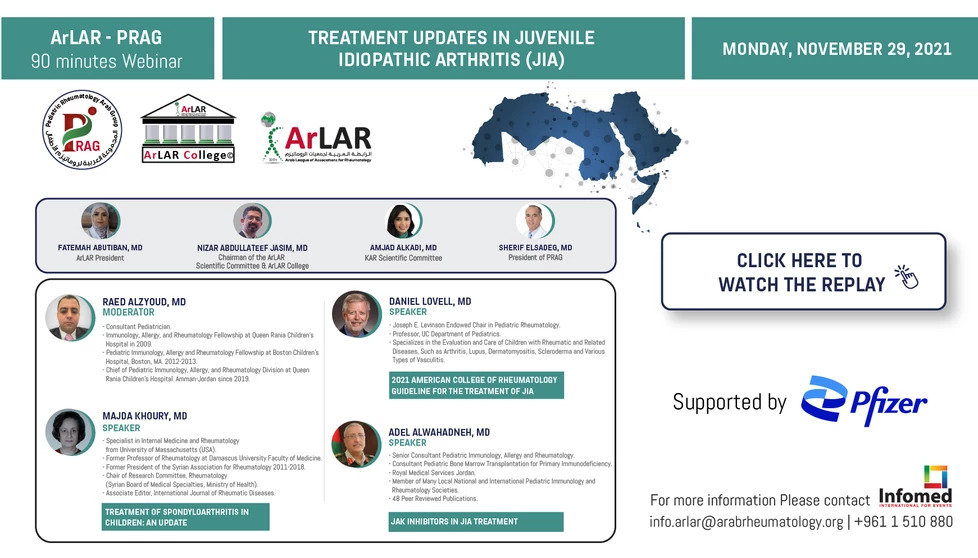 Treatment Updates in Juvenile Idiopathic Arthritis (JIA)
