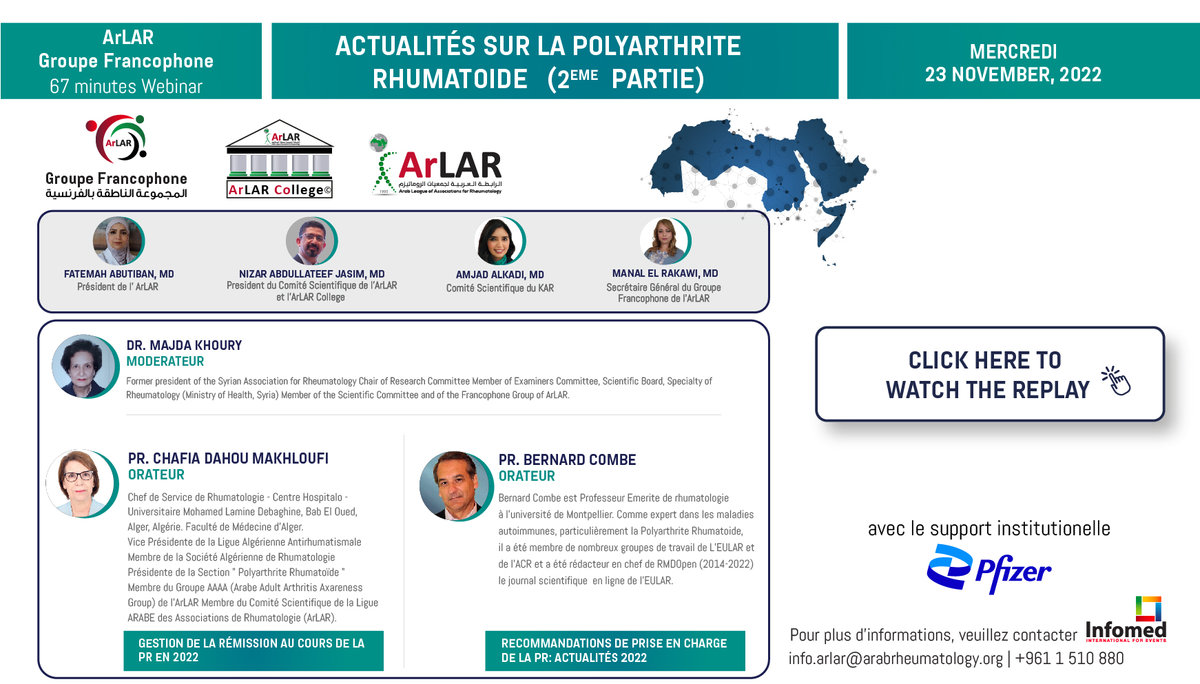 Actualités sur la Polyarthrite Rhumatoide (2eme Partie)