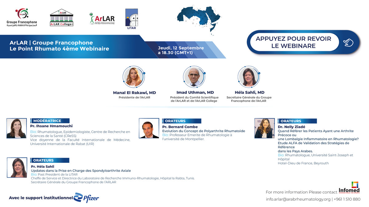 Le Point Rhumato 4ème Webinaire